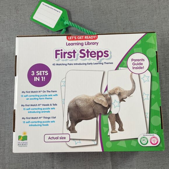 The Learning Journey First Steps Learning Library Animals Food Farm Puzzle Set - Picture 2 of 5